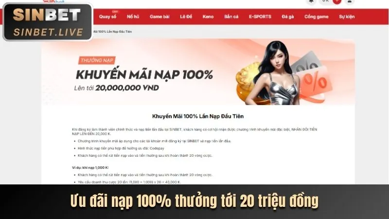 Thưởng nạp lại WM88